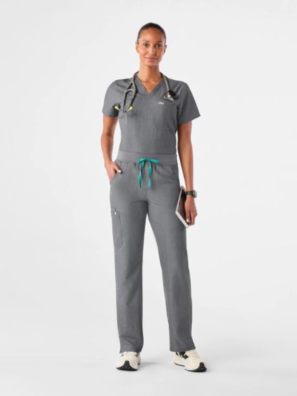 Figs Kade Scrub Pants - Petite Small - Graphite {grey}